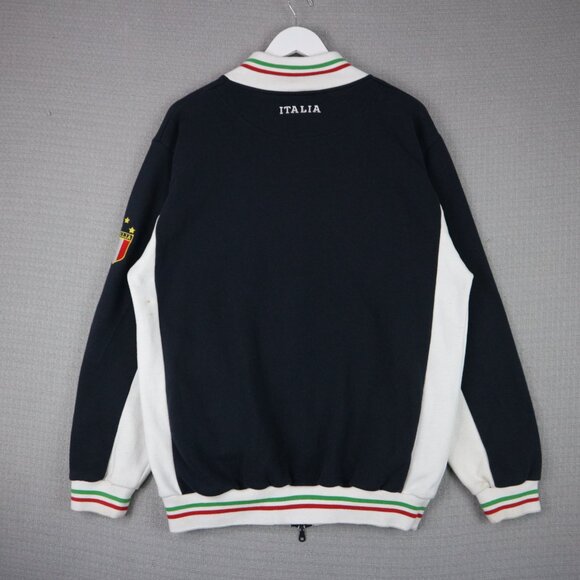 Italia Y2K Italy Track Zip Mens XXL Vintage - Picture 3 of 8